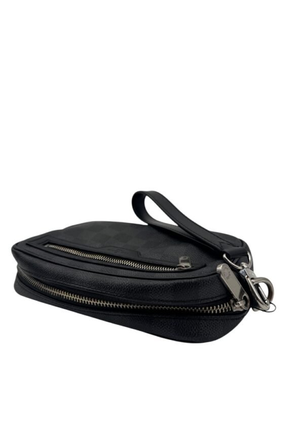 LOUIS VUITTON - KASAI CLUTCH DAMIER GRAFITO - Image 9